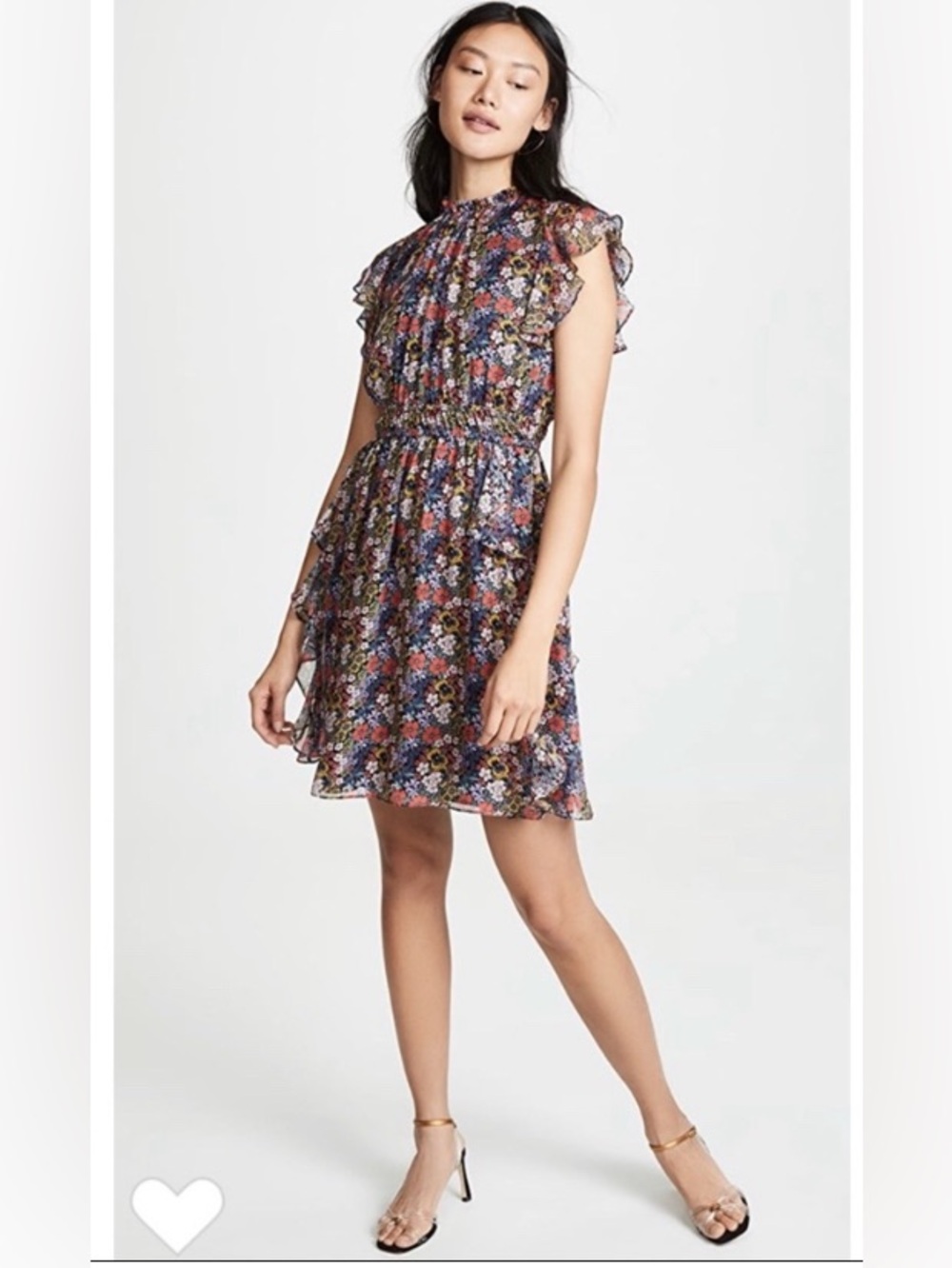 Anthropologie Shoshanna Amora Silk Mini Dress